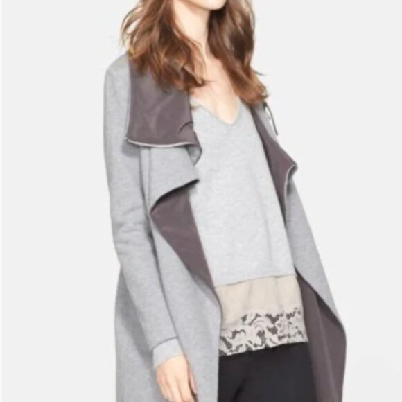Fabiana Filippi Jersey Mid-Length Asymmetrical Coat size XXL - Picture 1 of 7